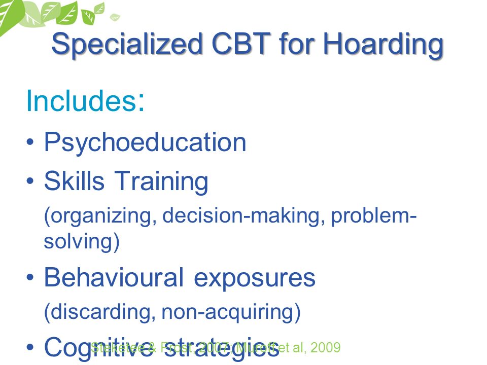 cognitive behavioral therapy problem solving training